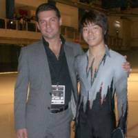 Frozen out: Coach Nikolai Morozov and Daisuke Murakami saw their season get off to a dubious start at the Mexico City Junior Grand Prix last month after the skater was barred from participating. | MOROZOV SPORTS