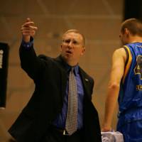 Solid work: Ex-Shiga Lakestars coach Bob Pierce built a quality team from scratch in his two seasons at the helm, including its first playoff berth this season. | SHIGA LAKESTARS / bj-league