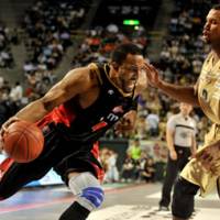 Lack of transparency: Osaka Evessa star Lynn Washington was suspended by the bj-league for a game last weekend in what appear to be dubious circumstances. | YOSHIAKI MIURA PHOTO