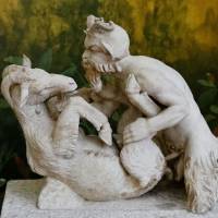 Ancient erotica: A marble sculpture of Pan and a nanny goat, the subject of controversy since its 1752 excavation, is prominently displayed in the British Museum’s exhibit “Life and Death in Pompeii and Herculaneum.” Marie-lan Nguyen What sculpture reveals about sex and the Romans