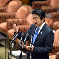 No comment: Prime Minister Shinzo Abe raised eyebrows recently when he refused to answer a question regarding his familiarity with the constitution. | AFP-JIJI