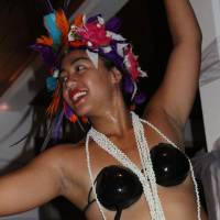 A dancer entertains tourists on Rarotonga. | CHRISTOPHER JOHNSON