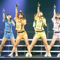 The Up Up Girls perform at the Kawaii!! Matsuri in their famous sequined idol uniforms. | SAMUEL THOMAS