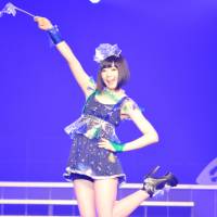 Yumemi Nemu of Dempagumi.inc in clothing by Spinns at KAWAii!! MATSURi 2013. | SAMUEL THOMAS