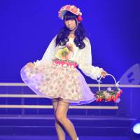 Furukawa Mirin of Dempagumi.inc wearing clothing by Spinns at Kawaii!! Matsuri 2013. | SAMUEL THOMAS