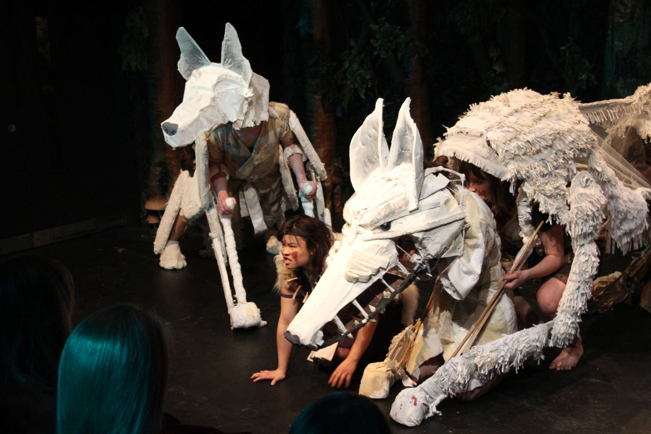 Play our way: English company Whole Hog Theatre will present an adaptation of the anime 'Princess Mononoke' in Tokyo this month. They are the first to be granted permission by creator Hayao Miyazaki to adapt his classic either on stage or screen. | AP