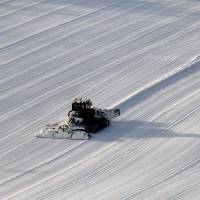 Pure and simple: Snow-grooming seen from on high. | CHRISTOPHER JOHNSON PHOTO