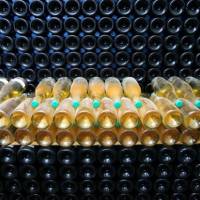 Turning water into wine: Sparkling wine undergoes an early fermentation process at the Ridgeview Wine Estate in East Sussex, England. | BLOOMBERG