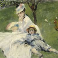 Scenic life: \"Madame Monet and Her Son,\" (1874) by Pierre-Auguste Renoir | NATIONAL GALLERY OF ART, WASHINGTON/AILSA MELLON BRUCE COLLECTION