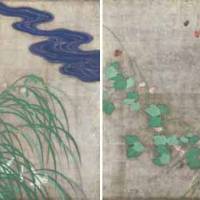 \"Summer and Autumn Grasses\" by Sakai Hoitsu | TOKYO NATIONAL MUSEUM, IMAGE:TNM IMAGE ARCHIVES