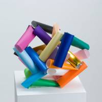\"roll (27 paper foldings) #8\" (2009) by Motohiro Tomii | MASARU YANAGIBA;COLLECTION OF THE ARTIST