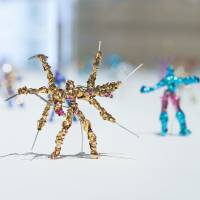 Shota Katsube’s plastic bag twist-tie action figures. Outsider art that comes from within