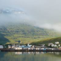 Summer in Seydisfjordur seems rather pleasant; in winter the nights are long and all is white. | KEI MIYAJIMA PHOTO/(C) AIDA MAKOTO/COURTESY MIZUMA ART GALLERY
