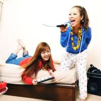 Sonic slumber party: @djtomoko (left) and partner Ucca-Laugh used social media to help bolster their musical careers. Beatmakers just wanna have fun