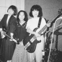 Rock animals: The original lineup of Shonen Knife (from left: Naoko Yamano, Atsuko Yamano and Mitchie Nakatani) pose for a group shot in a rehearsal studio in Osaka\'s Namba district around 1983. | DAVID HOENIGMAN PHOTO