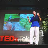 Telling stories: Economist Jesper Koll speaks at last year’s TEDxTokyo. Ideas to trump names on TEDxTokyo stage