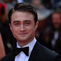 Actor Daniel Radcliffe poses on the red carpet last month at the Lawrence Olivier Awards in London. | AFP-JIJI