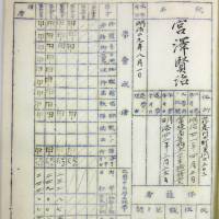 Report card: A recently discovered transcript shows Kenji Miyazawa got top marks in all subjects. | KYODO