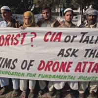 Anger: Pakistanis rally in Islamabad against U.S. drone attacks on their villages along the Afghanistan border in December 2010. | AP