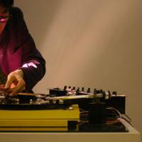 Make a noise: Yuri Suzuki sets up his \"Prepared Turntable.\" | &#169; YURI SUZUKI