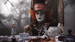 Mia Wasikowska and Johnny Depp in Tim Burton's 3-D Film - The New