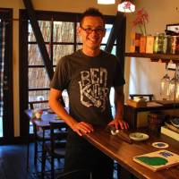 Local hero: Makio Akemine, owner-chef of Norabo in Nishi-Ogikubo, bases his menu around fresh seasonal produce grown in nearby Mitaka. | ROBBIE SWINNERTON PHOTOS