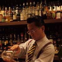 Infused with enthusiasm: High Five’s Hidetsugu Ueno pours a martini with a splash of sperm-whale bile. Drink infusions: from fungi to bile
