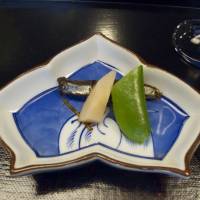 Small but perfectly formed: The starter plate may simply be a single sardine with vegetables, but it sets the tone beautifully. | JOHN ASHBURNE