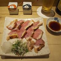 Torishiki mostly serves chicken, but its grilled and sliced duck breast goes perfectly with beer or wine. | ROBBIE SWINNERTON 