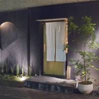 Looks can deceive: Torishiki’s carefully lit exterior is as charcoal-gray as the grills on which its chicken is cooked, giving off a classier vibe than one might usually associate with a yakitori restaurant. Torishiki