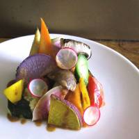 A seasonal mixed salad of organic vegetables. | ROBBIE SWINNERTON