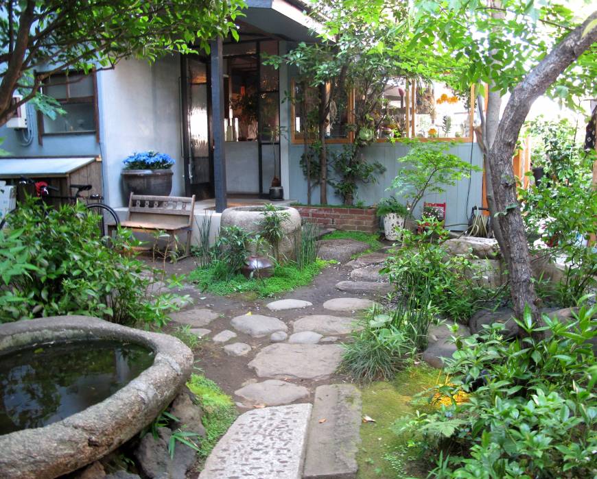 Eatrip Eating out: The best spot at Eatrip is the covered outdoor terrace, thick with greenery despite its Harajuku location. | ROBBIE SWINNERTON