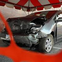 Full frontal: A wrecked Toyota Prius in Harrison, New York State, in March 2010. By then there had been a glut of claimed instances of the company’s cars suddenly speeding up uncontrollably — leading to the recall of more than 8 million vehicles. Dark sides of Toyota's drive to be No. 1