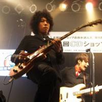Top draw: Bawdies guitarist Taku \"Taxman\" Funayama plays at the 2010 CD Shop Awards event in Tokyo last week. | JAE LEE PHOTO