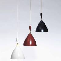 Pendant lamps S-10053 (1954) by Birger Dahl, produced today by Northern Lighting under the product name Dokka. | &#169; NORWEGIAN ICONS