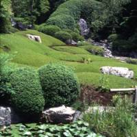 Master touch: This landscape by Kinsaku Nakane at the Taizo-in garden in Kyoto contains some elements seen in the Adachi gardens, which he considers to have been his most important commission. | BRYANT AUSTIN PHOTO