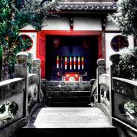 A small hall stands in the precincts of the former Chinese settlement. | ALON ADIKA