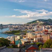 Beautiful bay: Nagasaki and its harbor as seen from the vantage point of Glover Garden. | ALON ADIKA