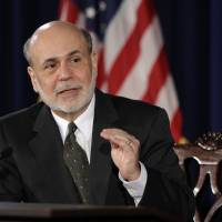 Was it something I said?: Federal Reserve Chairman Ben Bernanke speaks in Washington on June 19 . A majority of the more than two dozen economists polled by the Associated Press later that month agreed with the Fed’s plan to start slowing its bond purchases later this year, if the U.S. economy continues to strengthen. Higher long-term rates will likely result. Beef all you want, Helicopter Ben was dropping hints since May