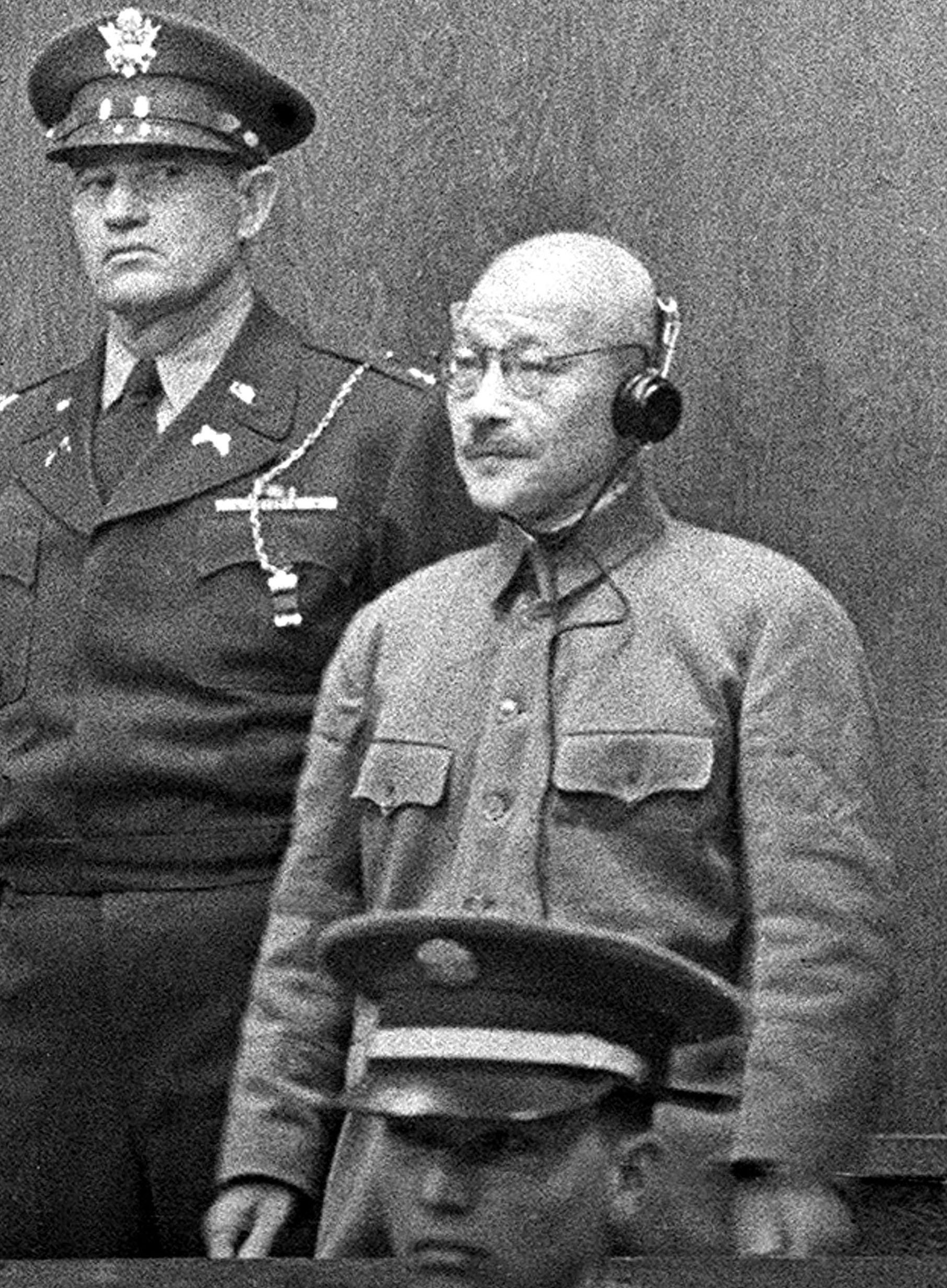 Image result for former premier hideki tojo is executed