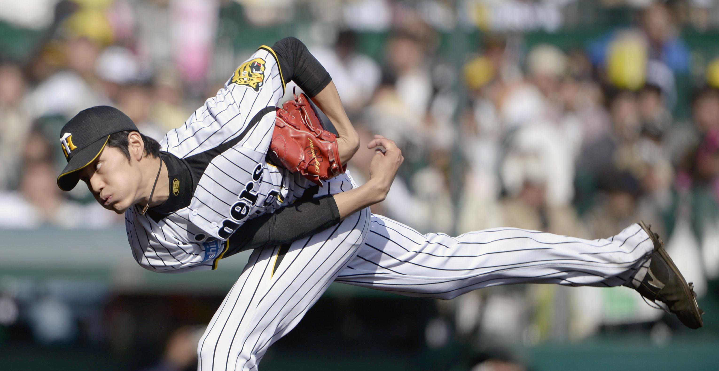 Fan favorite: Hanshin rookie Shintaro Fujinami came top in fan votes for Central League starters in next month's All-Star Series. | KYODO