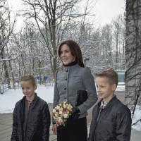 Exactly alike, yet very different: Denmark’s Crown Princess Mary, shown with her twin sons Joakim Sejer Poulsen and Jonas, is an ambassador for medical research on twins to determine how environmental and genetic factors impact their health. Why do identical twins lead such different lives?