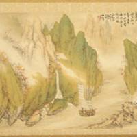 Sketchy passage: Kansetsu Hashimoto\'s \"Sailing back through Fukyo\"(1933) shows the influence of his many trips to China. | &#169; 2007 DREAMWORKS, LLC.