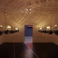 Glittering worlds: John M. Armleder\'s \"Global Domes XII\" (2000), part of the Thyssen-Bornemisza Art Contemporary Collection, is currently on show at the Mori Art Museum. | FRANZ WARNHOT/ZKM CENTER FOR ARTS AND MEDIA KARLSRUHE, 2006