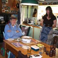 Country life: Peter Driver at home on the Orkney Islands, Scotland (far left). | C.W. NICOL PHOTOS