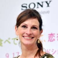 Julia Roberts at her first ever Japan press conference on Aug. 18 at the Ritz-Carlton, Tokyo. | YOSHIAKI MIURA PHOTO