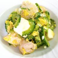 Not for everyone: Okinawan dish go&macr;ya&macr; champuru&macr; includes the aptly named bitter gourd for a fresh summer kick. | MAKIKO ITOH