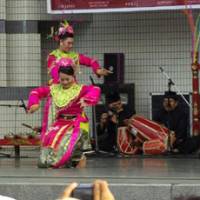 Staging grace: Indonesian dance is performed in Yoyogi Park last year. | C.P.I. JAPAN