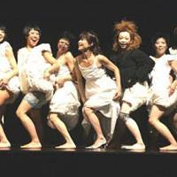 Line dance: The dancers of Mademoiselle Cinema perform at a theater belonging to Bulgaria\'s National Academy for Theatre and Film Arts in Sofia in November 2009. | TAKASHI ITO