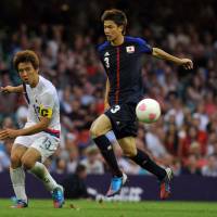 Youth movement: Cerezo Osaka midfielder Takahiro Ogihara (right) is one of five London Olympians in Japan\'s squad for the East Asian Cup starting Saturday in South Korea. | AFP-JIJI